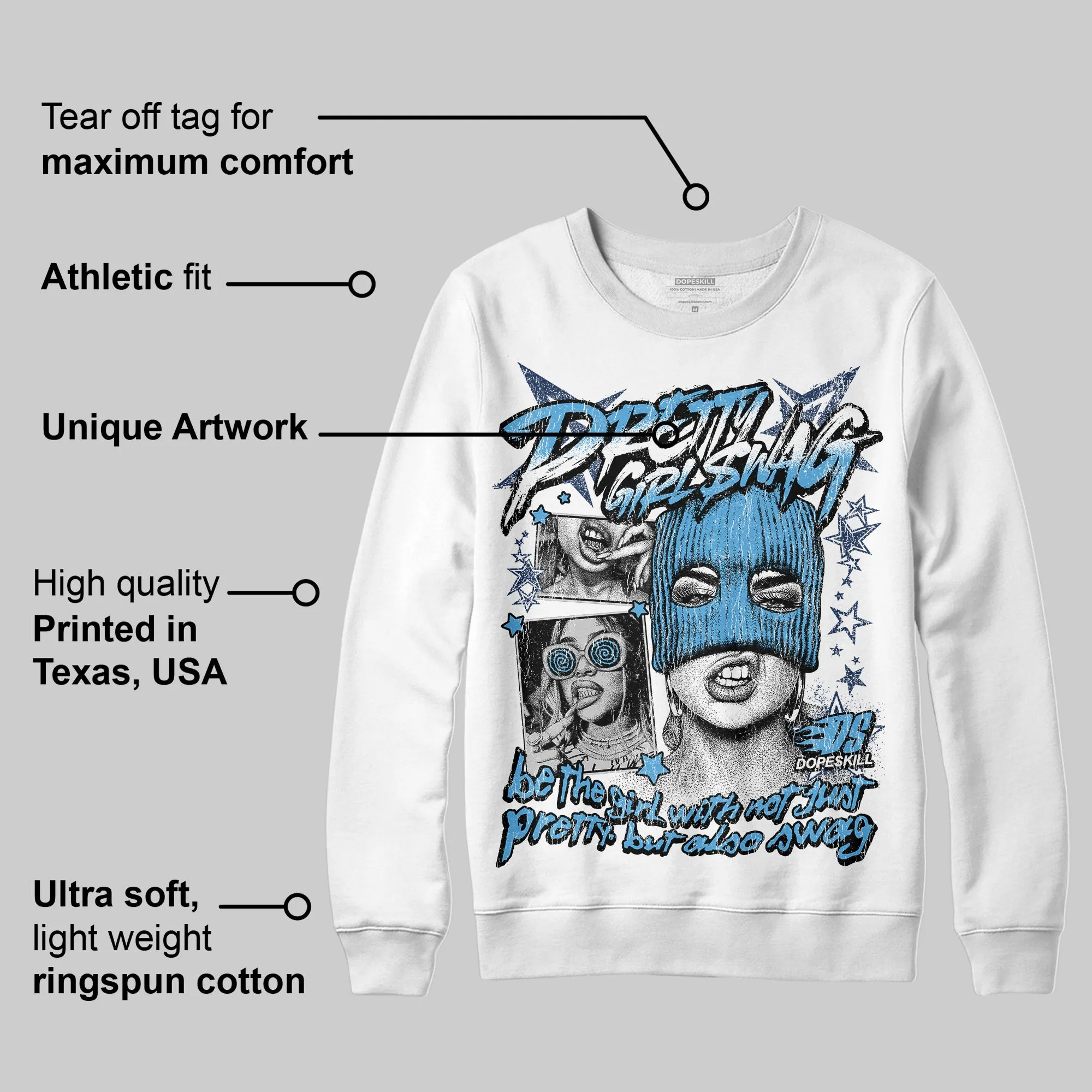 Obsidian 1s 2025 DopeSkill Sweatshirt Pretty Girl Swag Graphic sold by DopeSkill product image thumbnail 3