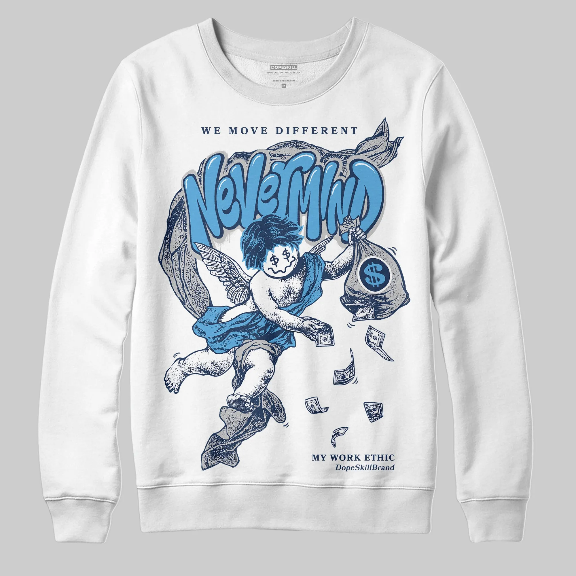 Obsidian 1s 2025 DopeSkill Sweatshirt Nevermind Graphic sold by DopeSkill