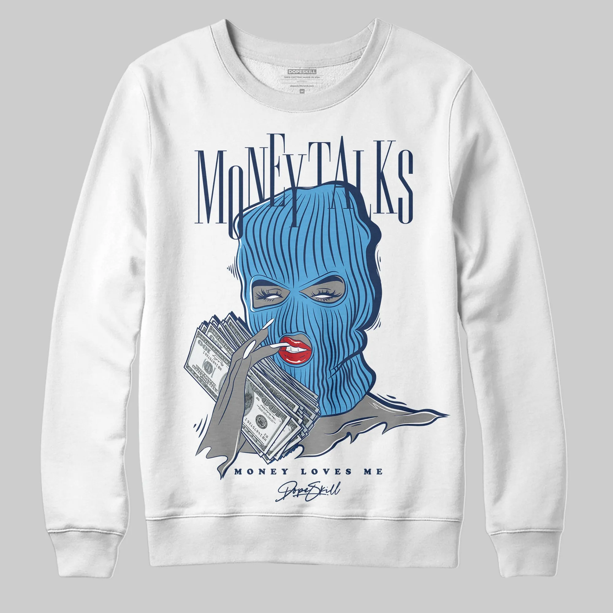 Obsidian 1s 2025 DopeSkill Sweatshirt Money Talks Graphic sold by DopeSkill