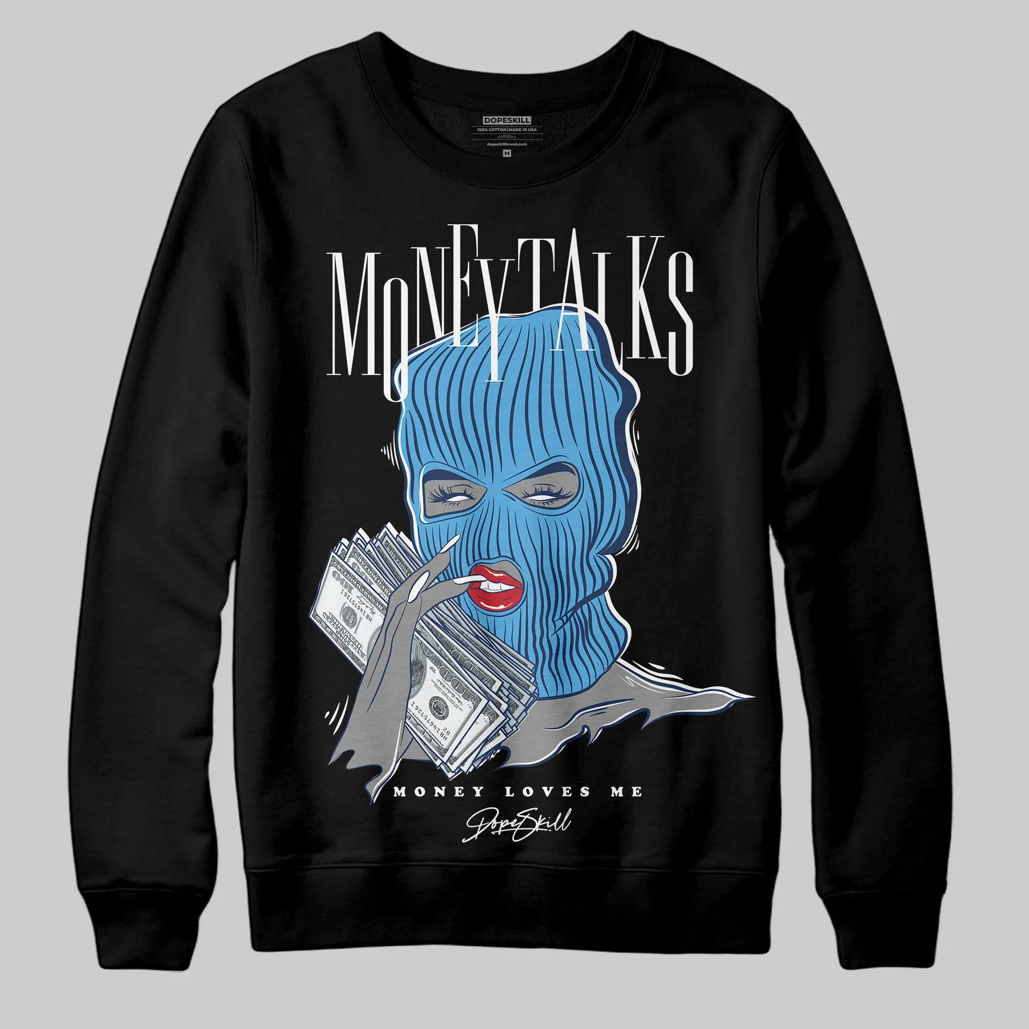 Obsidian 1s 2025 DopeSkill Sweatshirt Money Talks Graphic sold by DopeSkill product image thumbnail 2