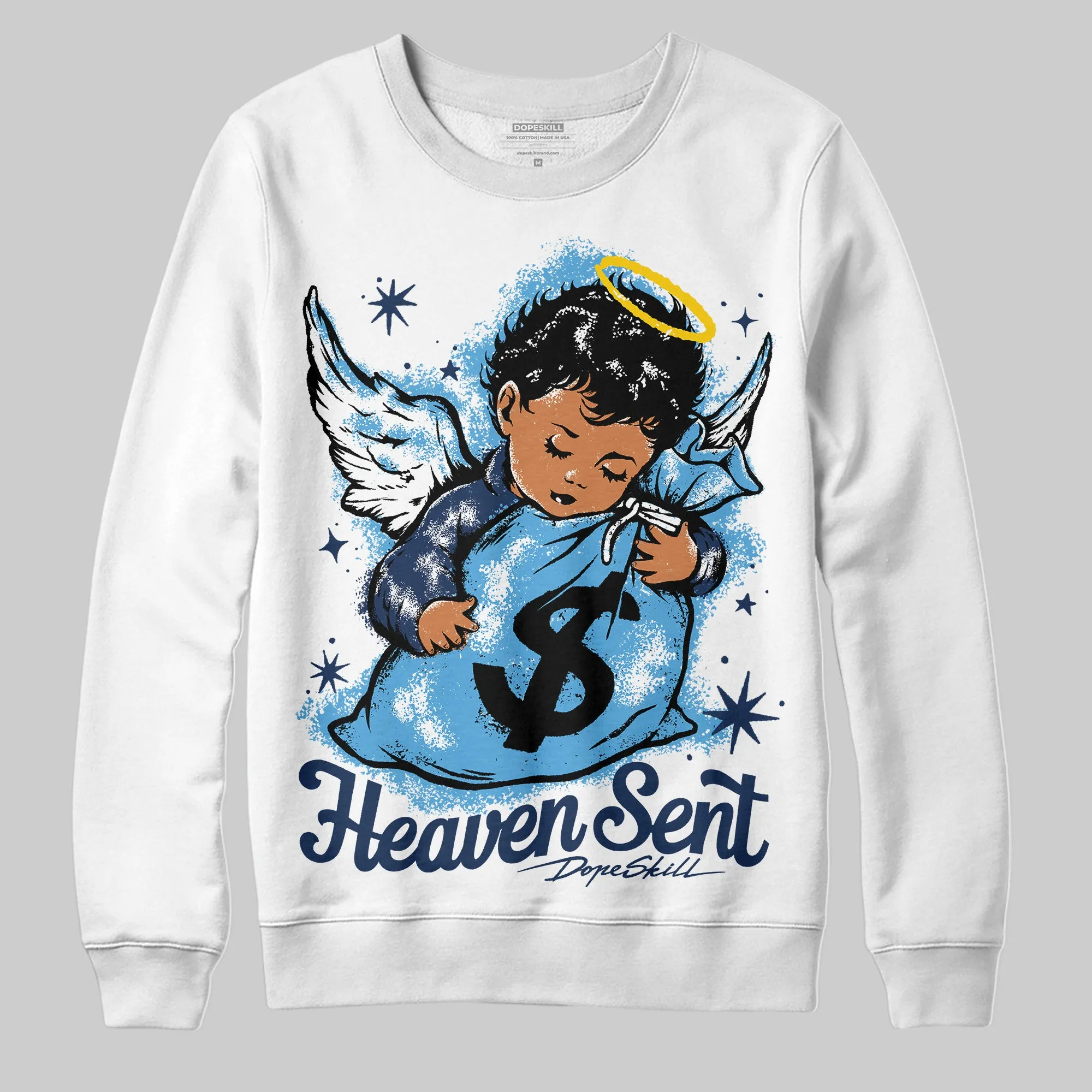 Obsidian 1s 2025 DopeSkill Sweatshirt Heaven Sent Graphic sold by DopeSkill