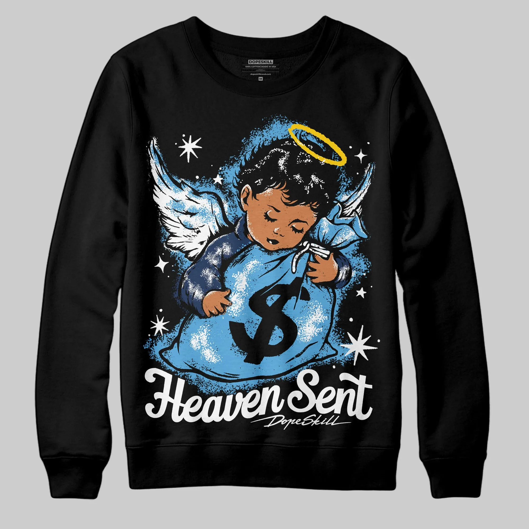 Obsidian 1s 2025 DopeSkill Sweatshirt Heaven Sent Graphic sold by DopeSkill product image thumbnail 2