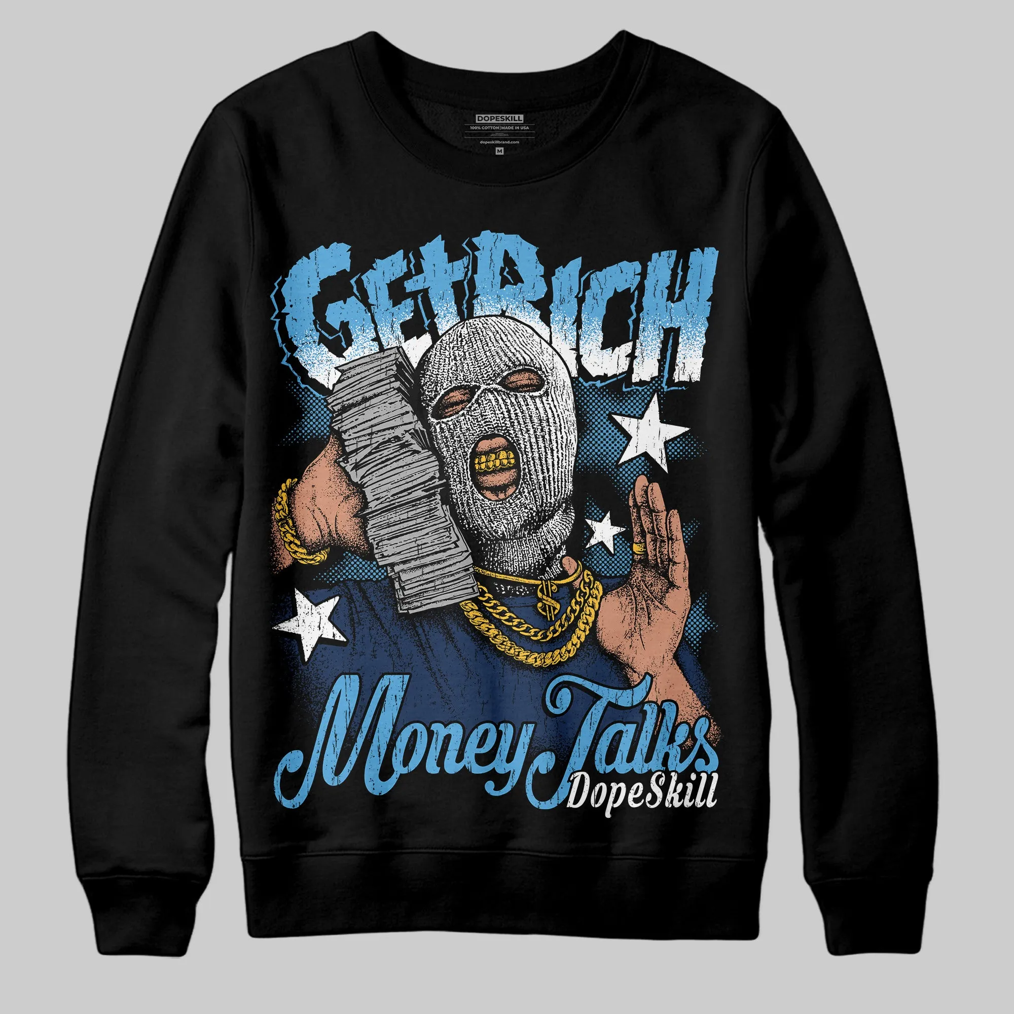 Obsidian 1s 2025 DopeSkill Sweatshirt Get Rich Graphic sold by DopeSkill product image thumbnail 2