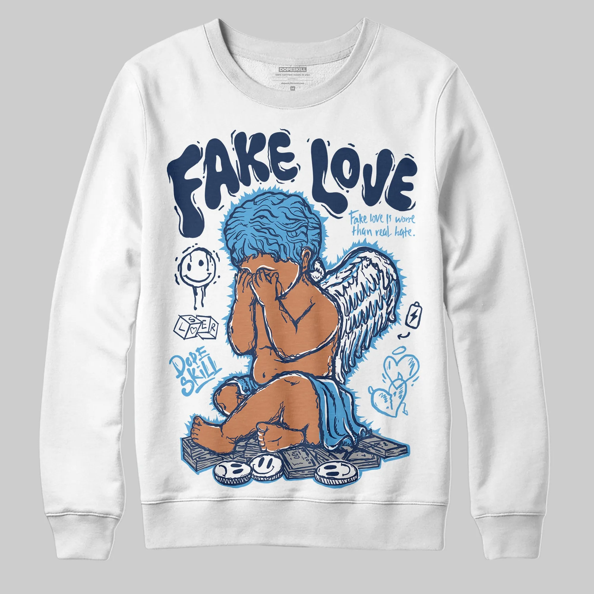 Obsidian 1s 2025 DopeSkill Sweatshirt False Love Graphic sold by DopeSkill