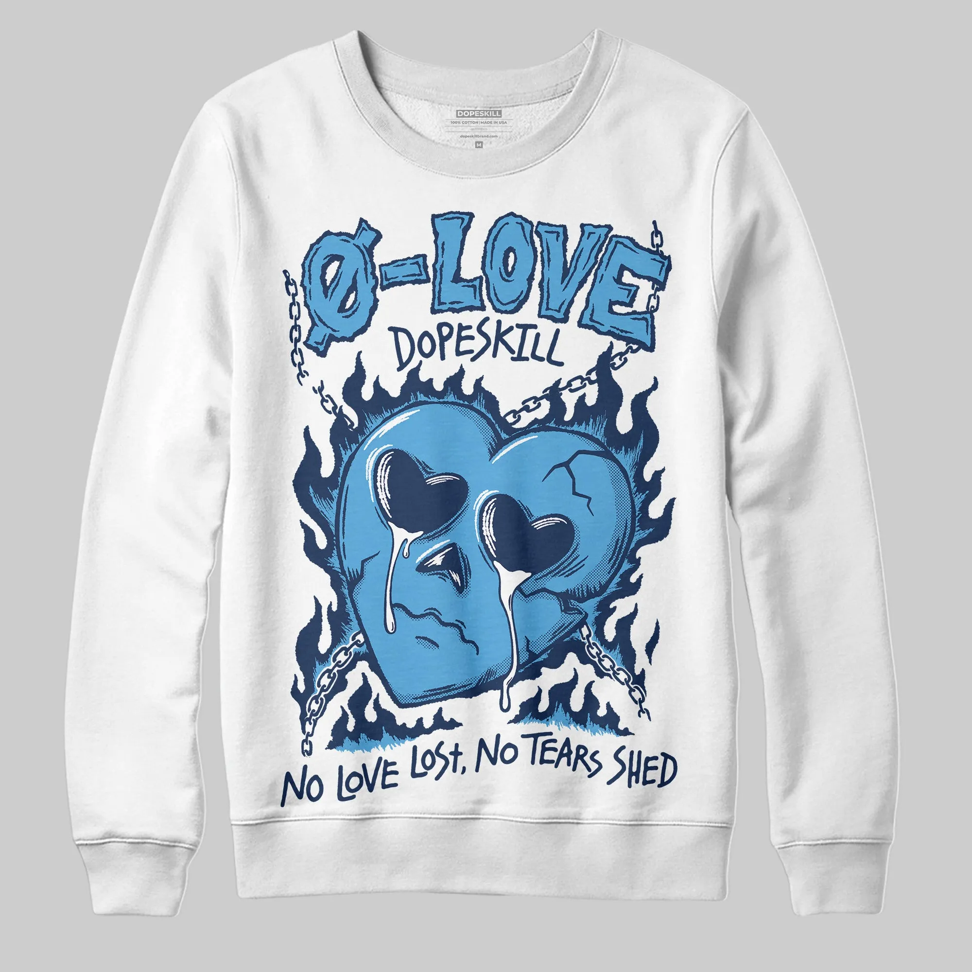 Obsidian 1s 2025 DopeSkill Sweatshirt Crying Heart Graphic sold by DopeSkill