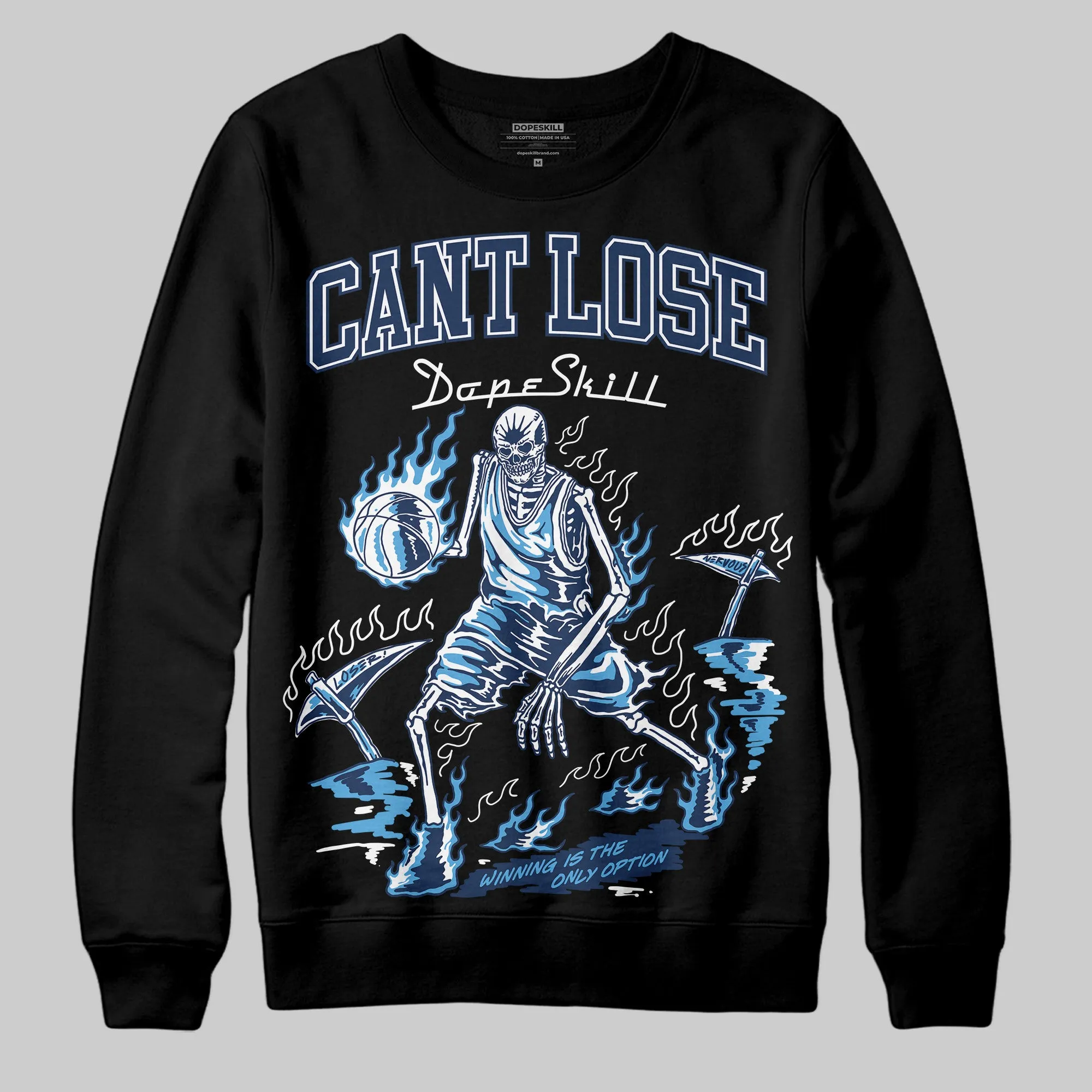 Obsidian 1s 2025 DopeSkill Sweatshirt Cant Lose Graphic sold by DopeSkill product image thumbnail 2