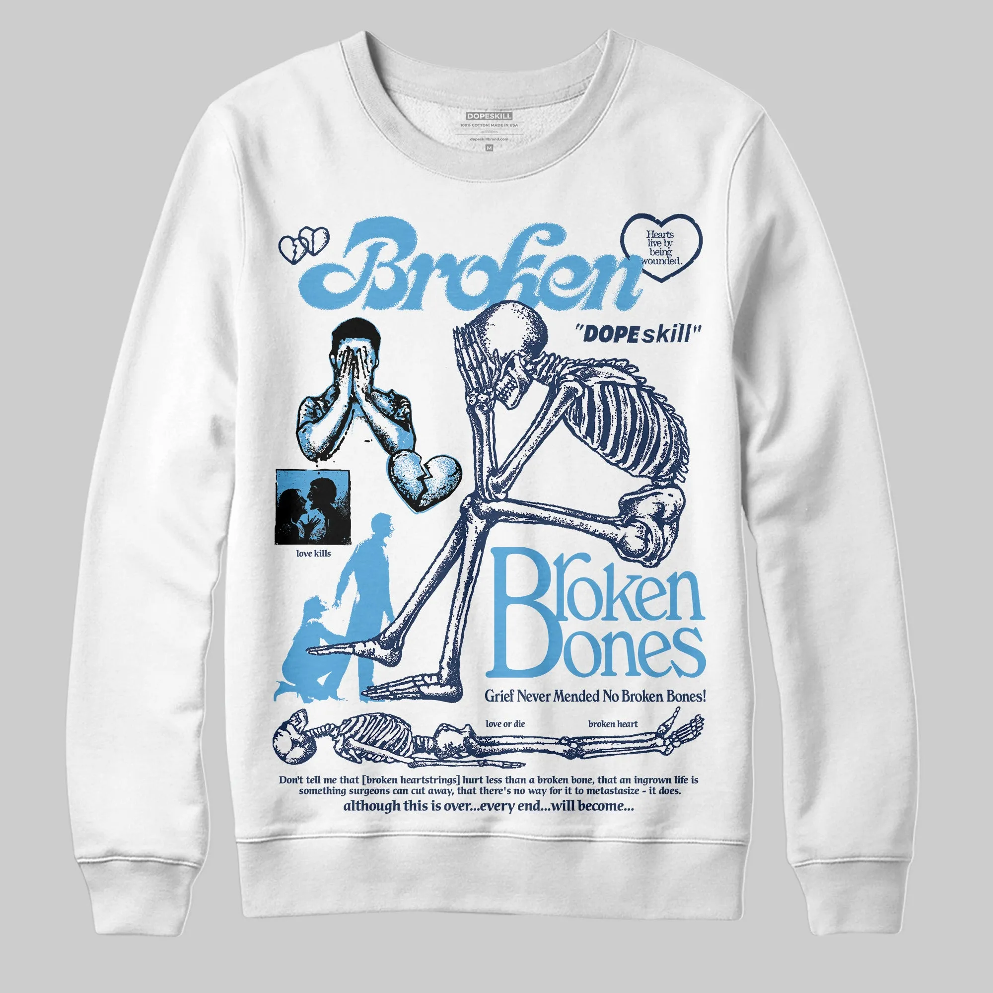 Obsidian 1s 2025 DopeSkill Sweatshirt Broken Bones Graphic sold by DopeSkill