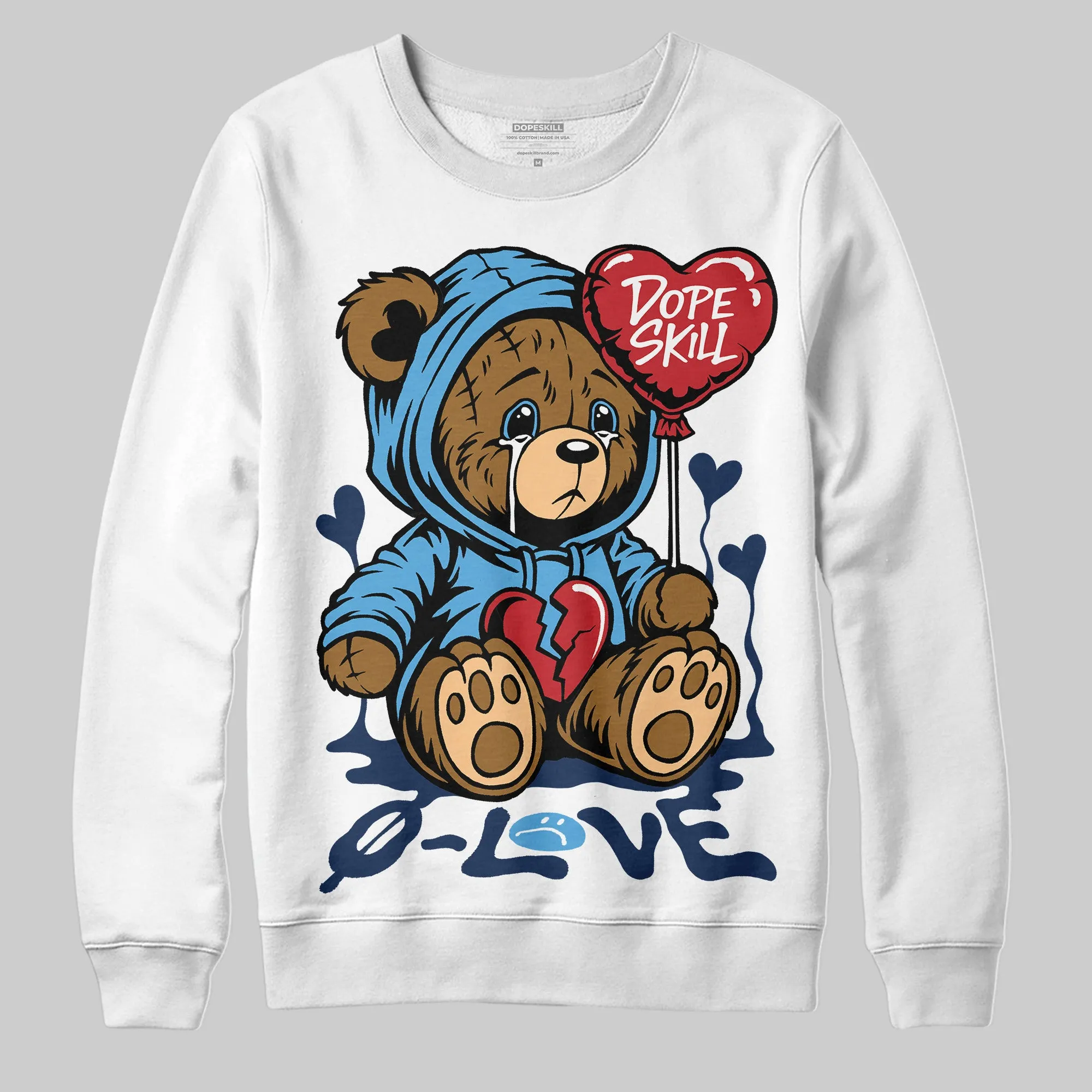 Obsidian 1s 2025 DopeSkill Sweatshirt Broken Bear Graphic sold by DopeSkill