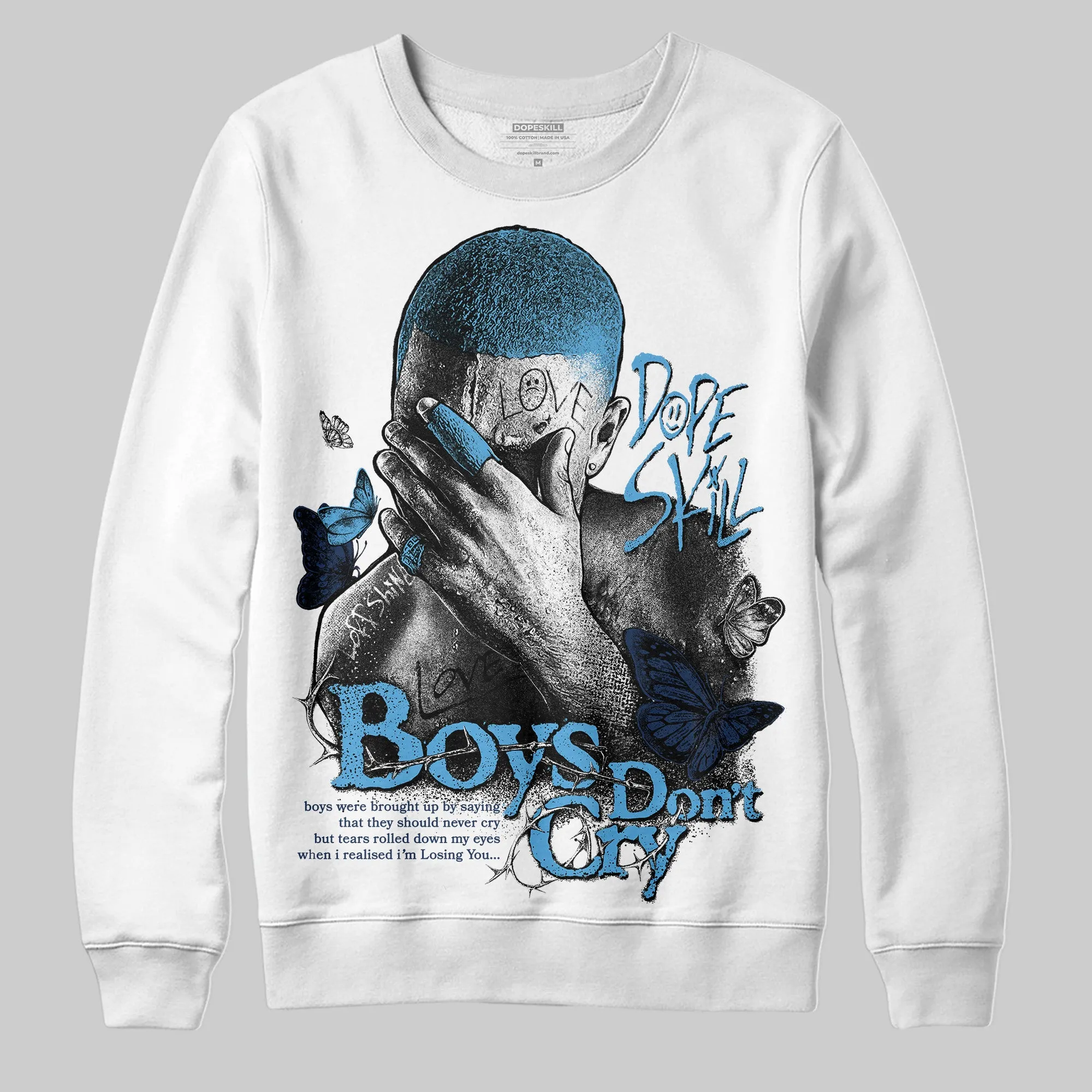 Obsidian 1s 2025 DopeSkill Sweatshirt Boys Don't Cry Graphic sold by DopeSkill