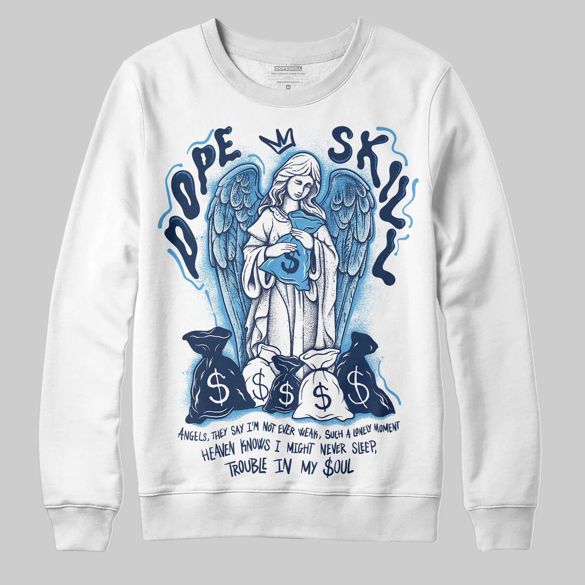Obsidian 1s 2025 DopeSkill Sweatshirt Angels Graphic sold by DopeSkill