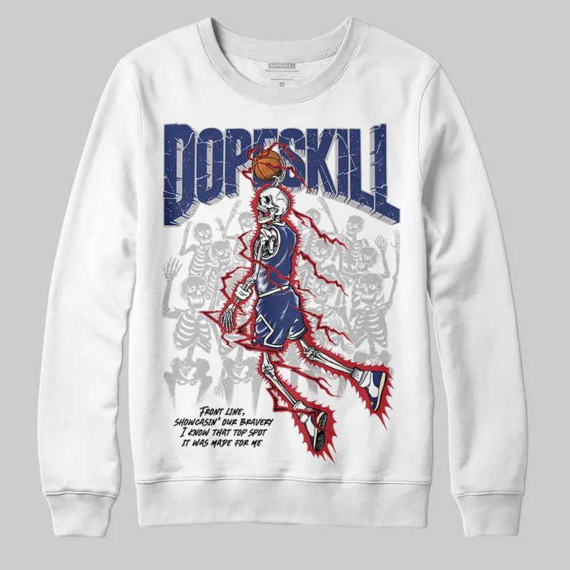 Rare Air Deep Royal Blue 1s DopeSkill Sweatshirt Thunder Dunk Graphic sold by DopeSkill