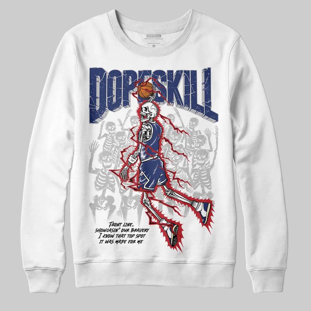 Rare Air Deep Royal Blue 1s DopeSkill Sweatshirt Thunder Dunk Graphic sold by DopeSkill