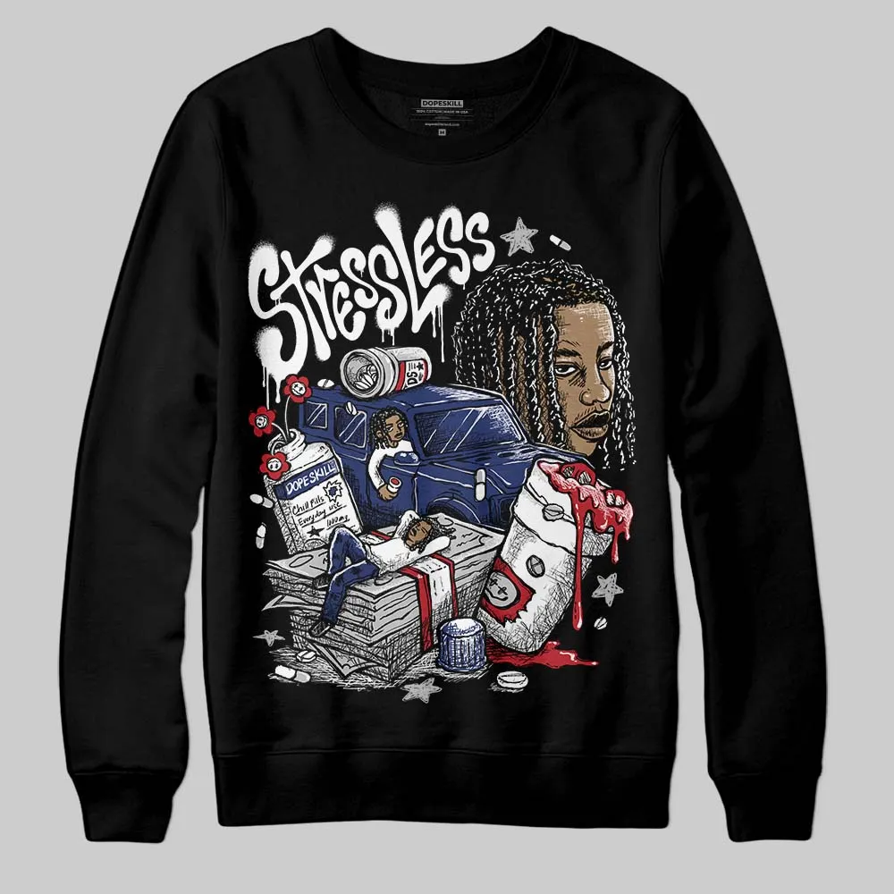 Rare Air Deep Royal Blue 1s DopeSkill Sweatshirt Stressless Graphic sold by DopeSkill product image thumbnail 2