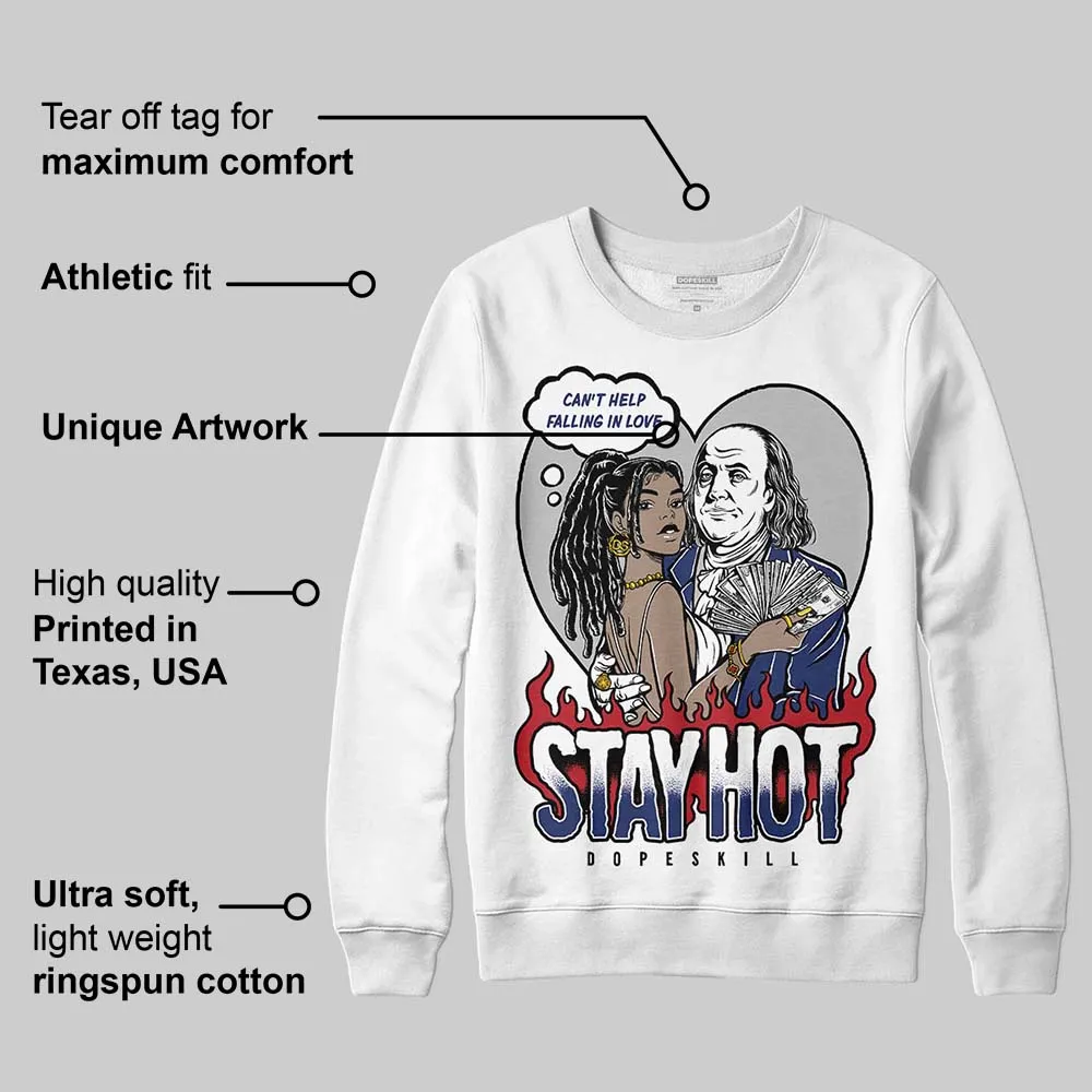 Rare Air Deep Royal Blue 1s DopeSkill Sweatshirt Stay Hot Graphic sold by DopeSkill product image thumbnail 3