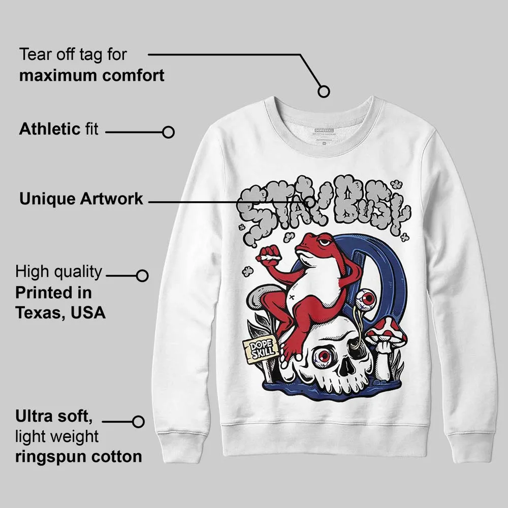 Rare Air Deep Royal Blue 1s DopeSkill Sweatshirt Stay Busy Graphic sold by DopeSkill product image thumbnail 3