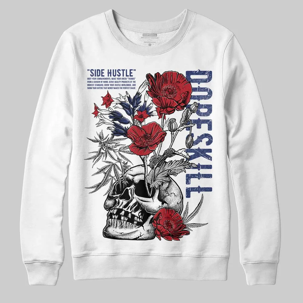 Rare Air Deep Royal Blue 1s DopeSkill Sweatshirt Side Hustle Graphic sold by DopeSkill
