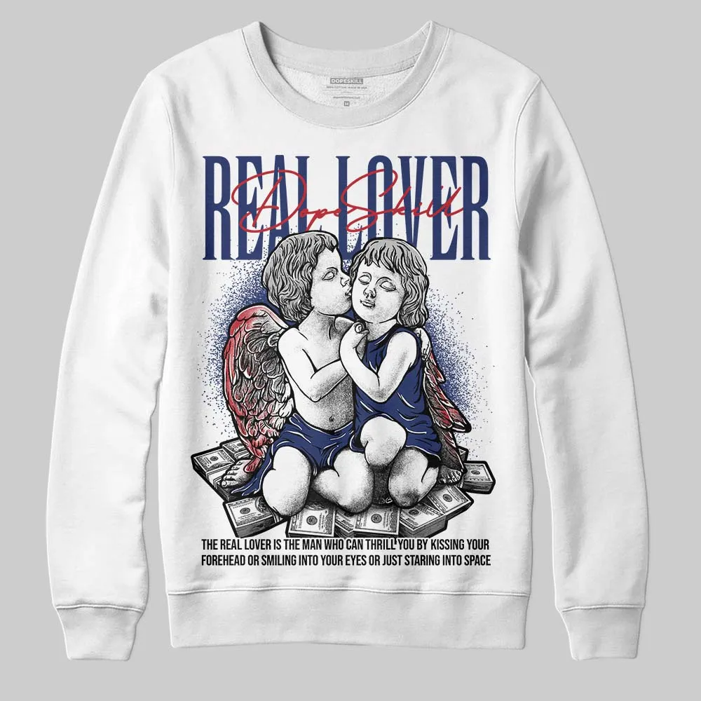 Rare Air Deep Royal Blue 1s DopeSkill Sweatshirt Real Lover Graphic sold by DopeSkill