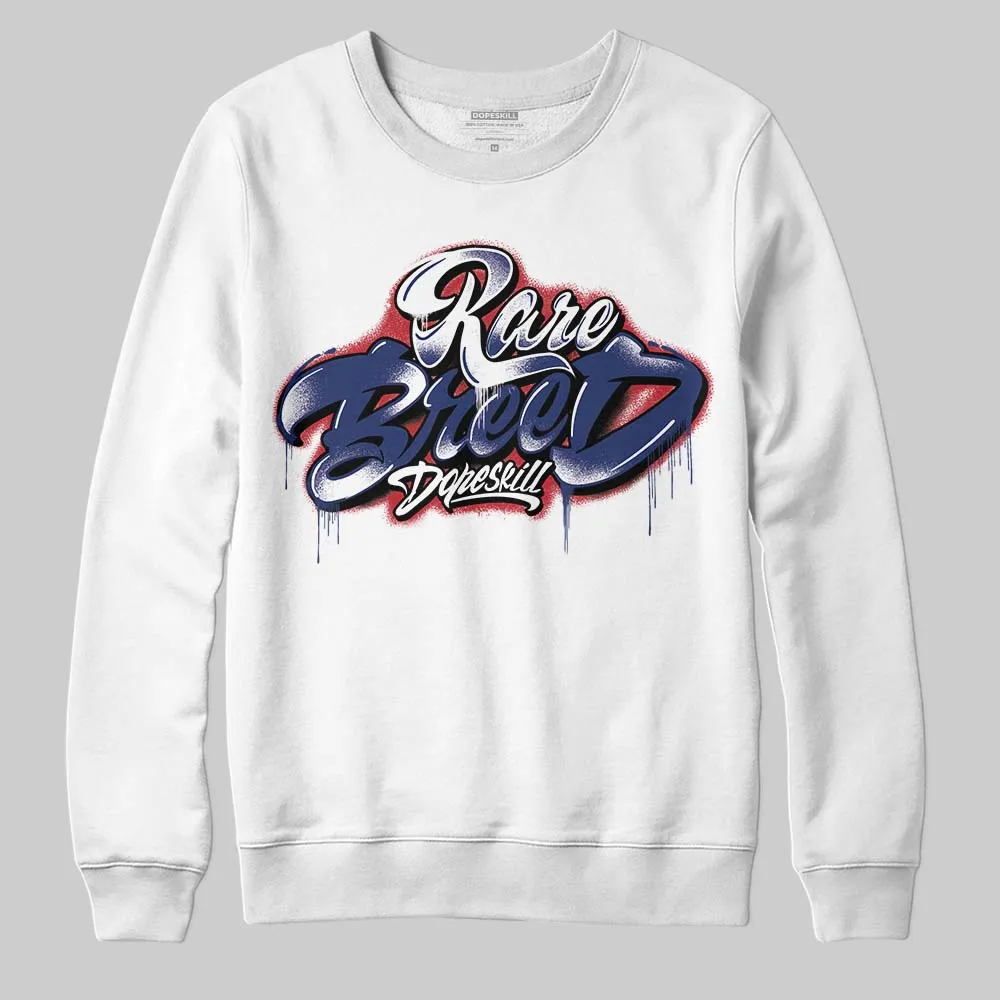 Rare Air Deep Royal Blue 1s DopeSkill Sweatshirt Rare Breed Type Graphic sold by DopeSkill