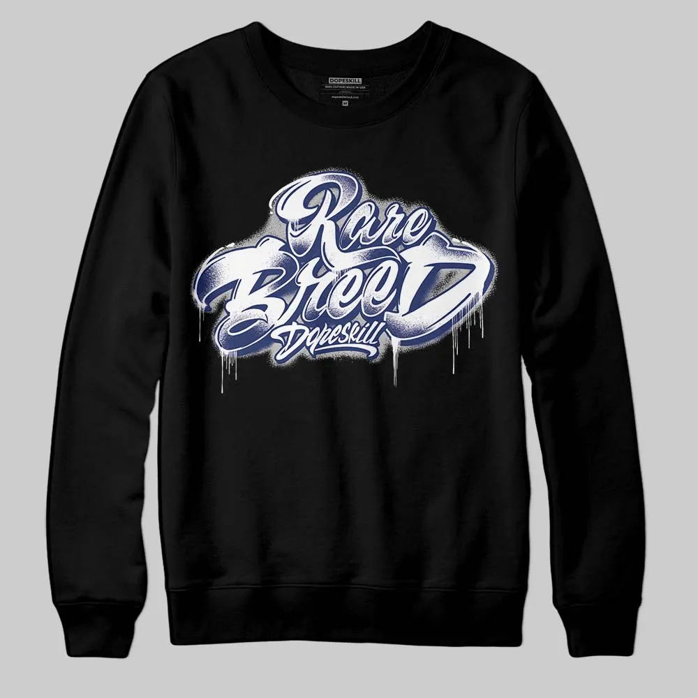 Rare Air Deep Royal Blue 1s DopeSkill Sweatshirt Rare Breed Type Graphic sold by DopeSkill product image thumbnail 2
