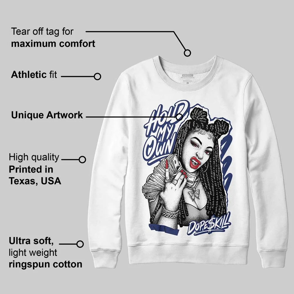 Rare Air Deep Royal Blue 1s DopeSkill Sweatshirt New H.M.O Graphic sold by DopeSkill product image thumbnail 3