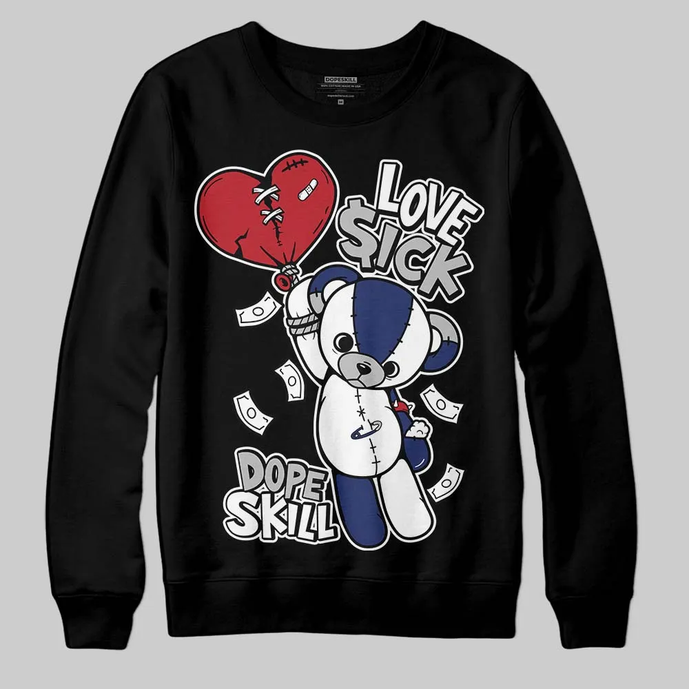 Rare Air Deep Royal Blue 1s DopeSkill Sweatshirt Love Sick Graphic sold by DopeSkill product image thumbnail 2