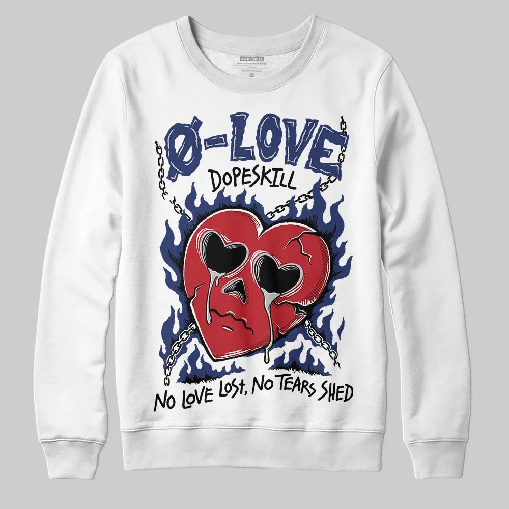 Rare Air Deep Royal Blue 1s DopeSkill Sweatshirt Crying Heart Graphic sold by DopeSkill