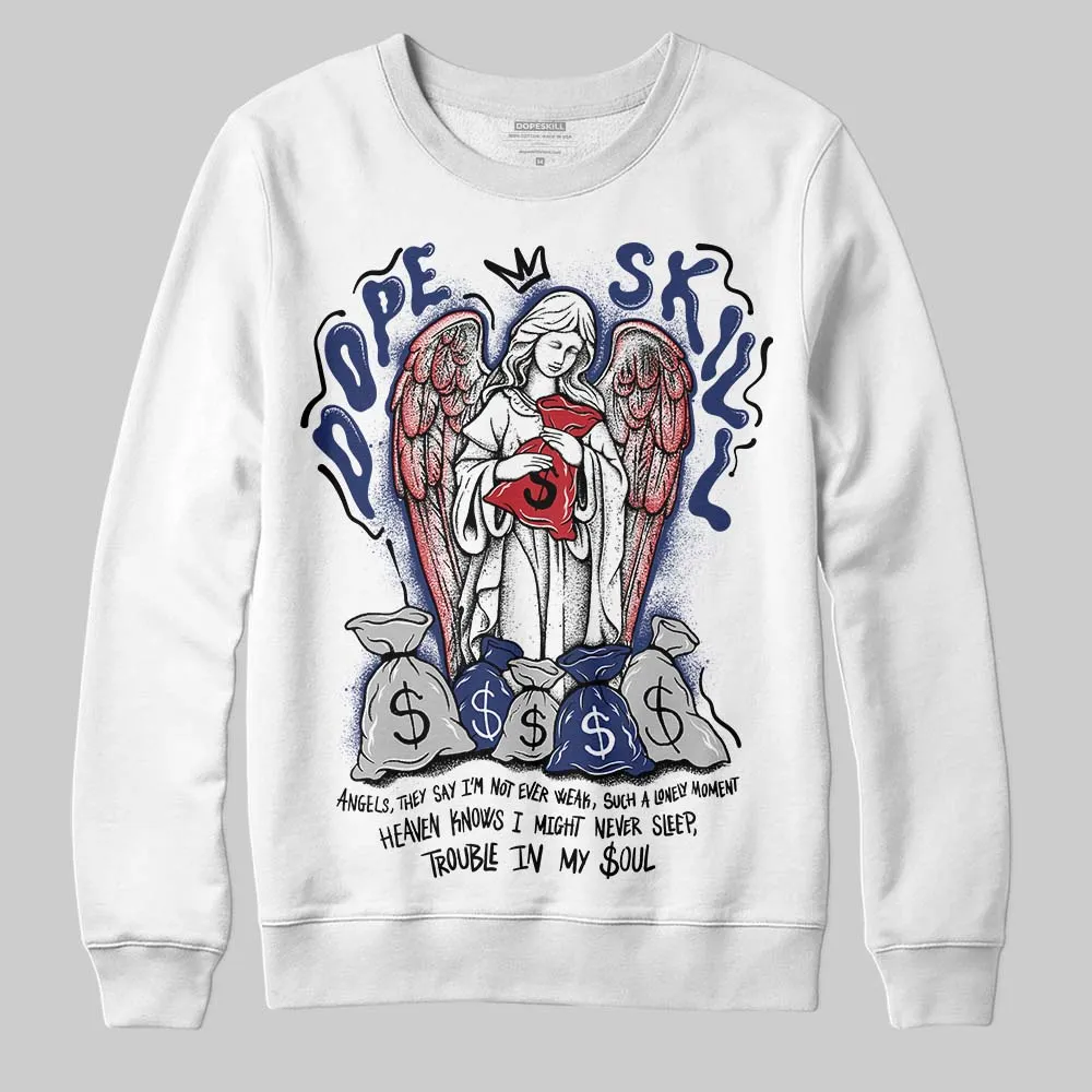 Rare Air Deep Royal Blue 1s DopeSkill Sweatshirt Angels Graphic sold by DopeSkill