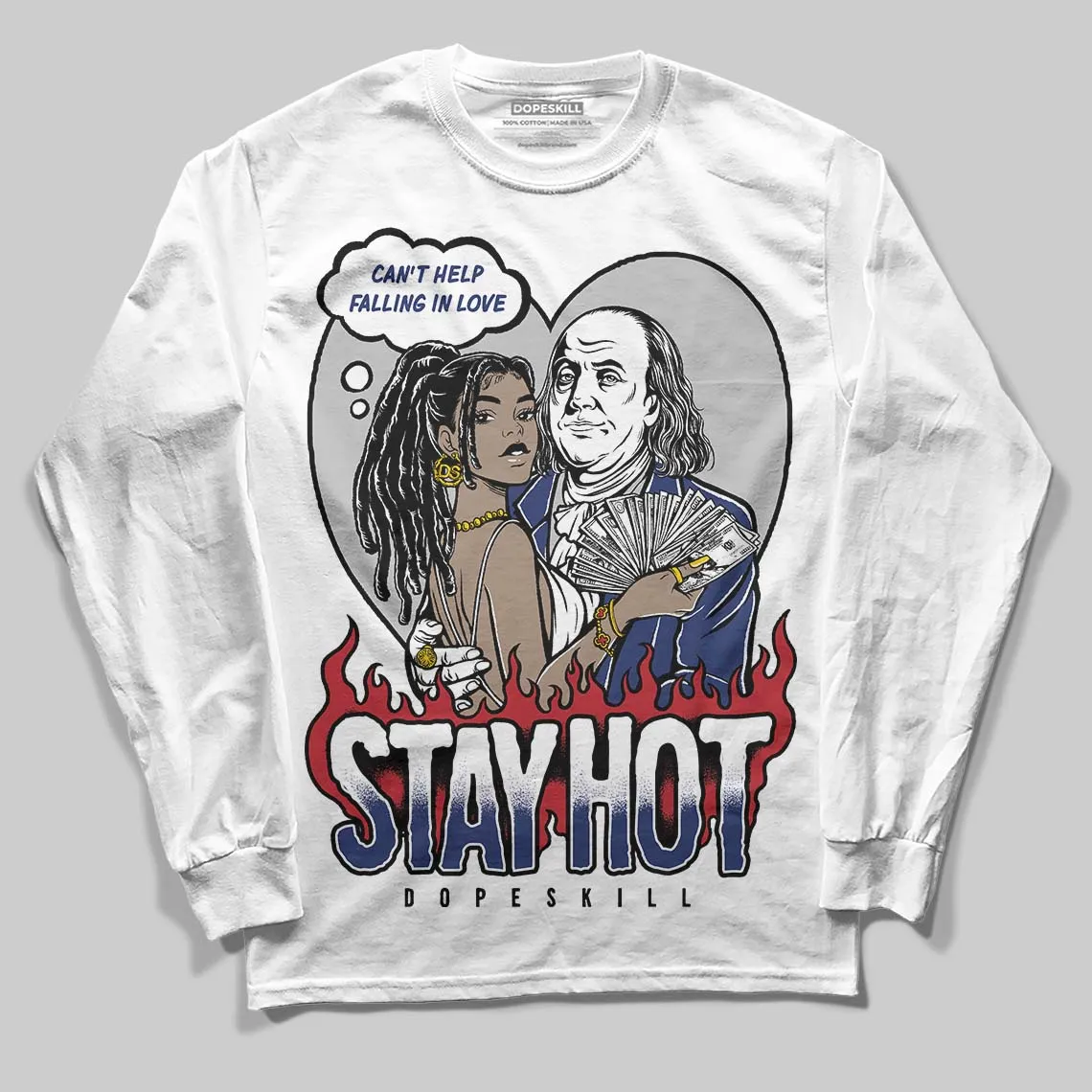 Rare Air Deep Royal Blue 1s DopeSkill Long Sleeve T-Shirt Stay Hot Graphic sold by DopeSkill