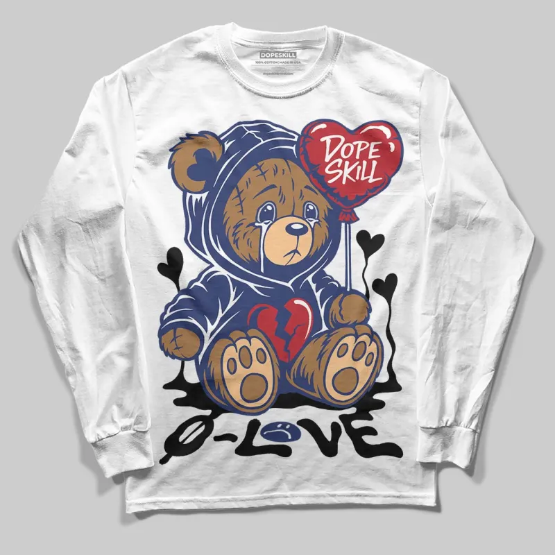 Rare Air Deep Royal Blue 1s DopeSkill Long Sleeve T-Shirt Broken Bear Graphic sold by DopeSkill
