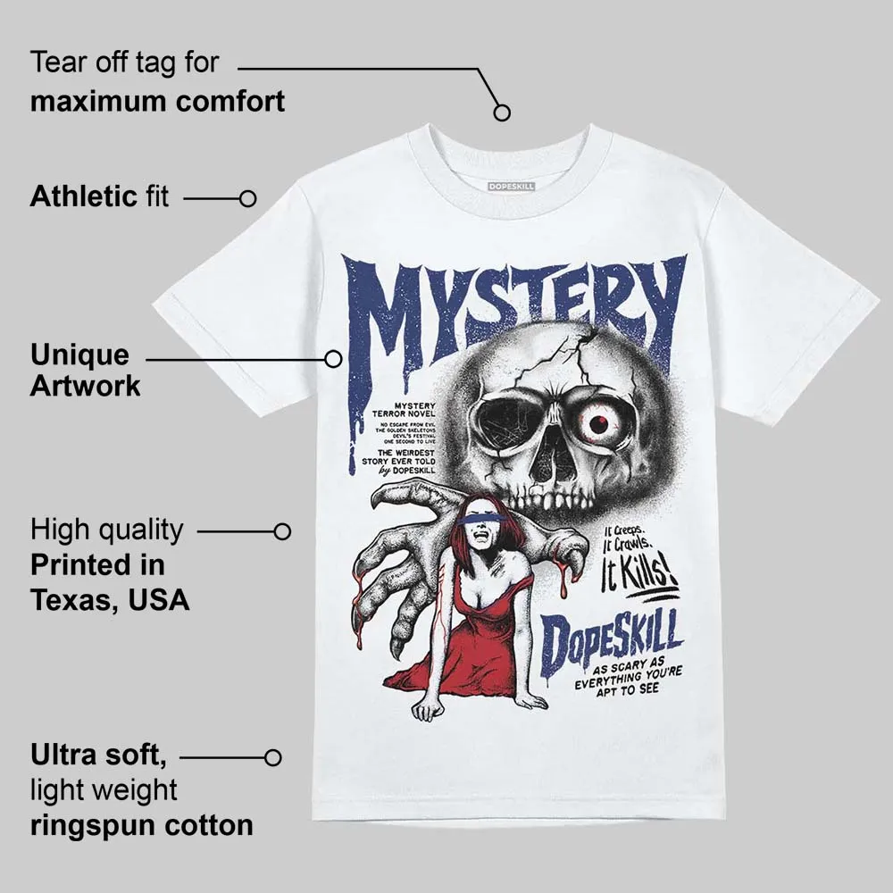 Rare Air Deep Royal Blue 1s DopeSkill T-Shirt Mystery Ghostly Grasp Graphic sold by DopeSkill product image thumbnail 3