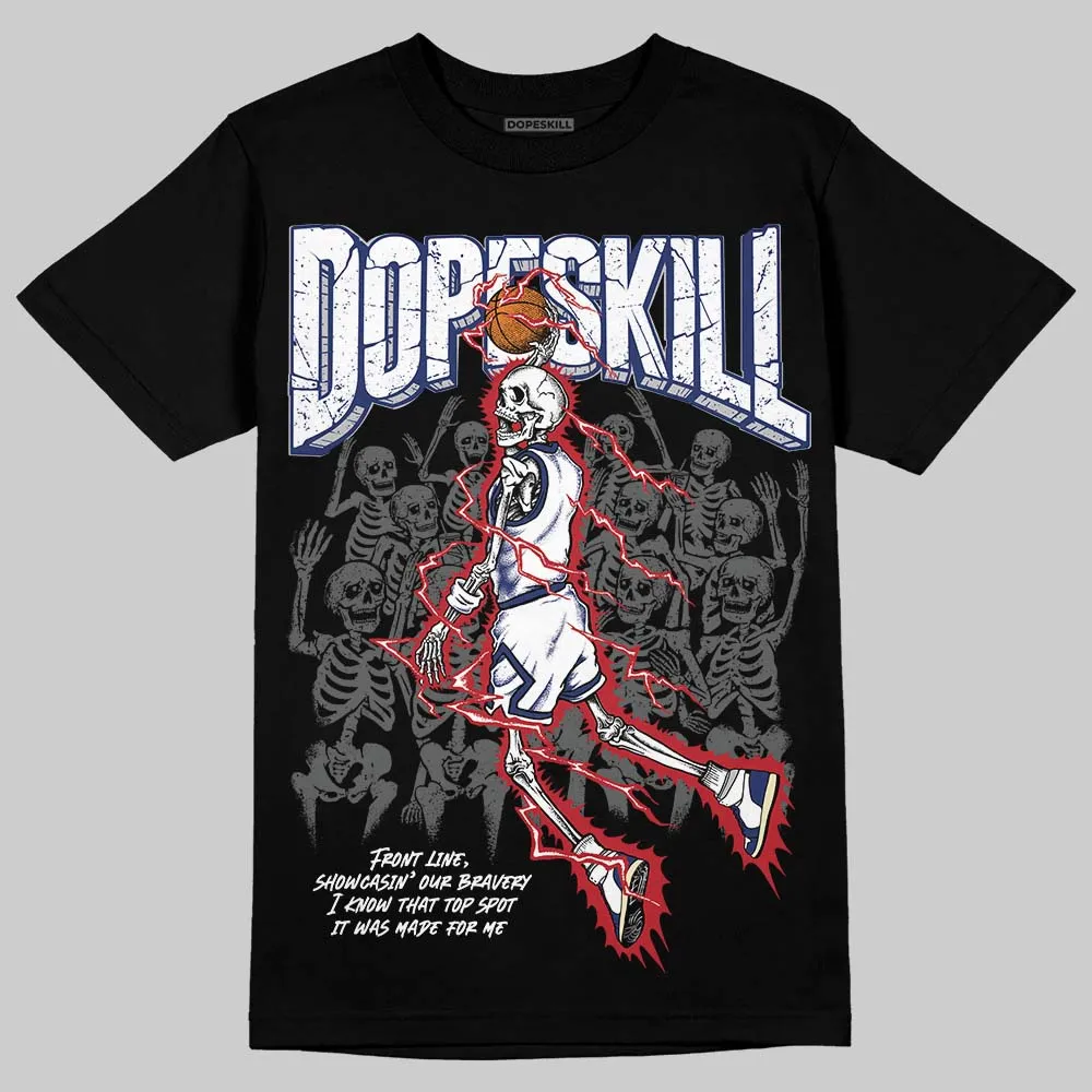 Rare Air Deep Royal Blue 1s DopeSkill T-Shirt Thunder Dunk Graphic sold by DopeSkill product image thumbnail 2