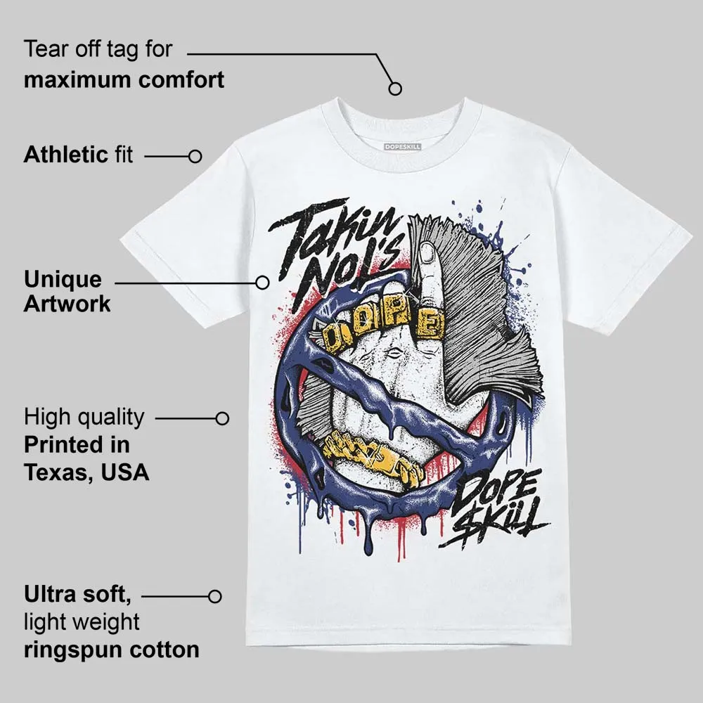 Rare Air Deep Royal Blue 1s DopeSkill T-Shirt Takin No L's Graphic sold by DopeSkill product image thumbnail 3