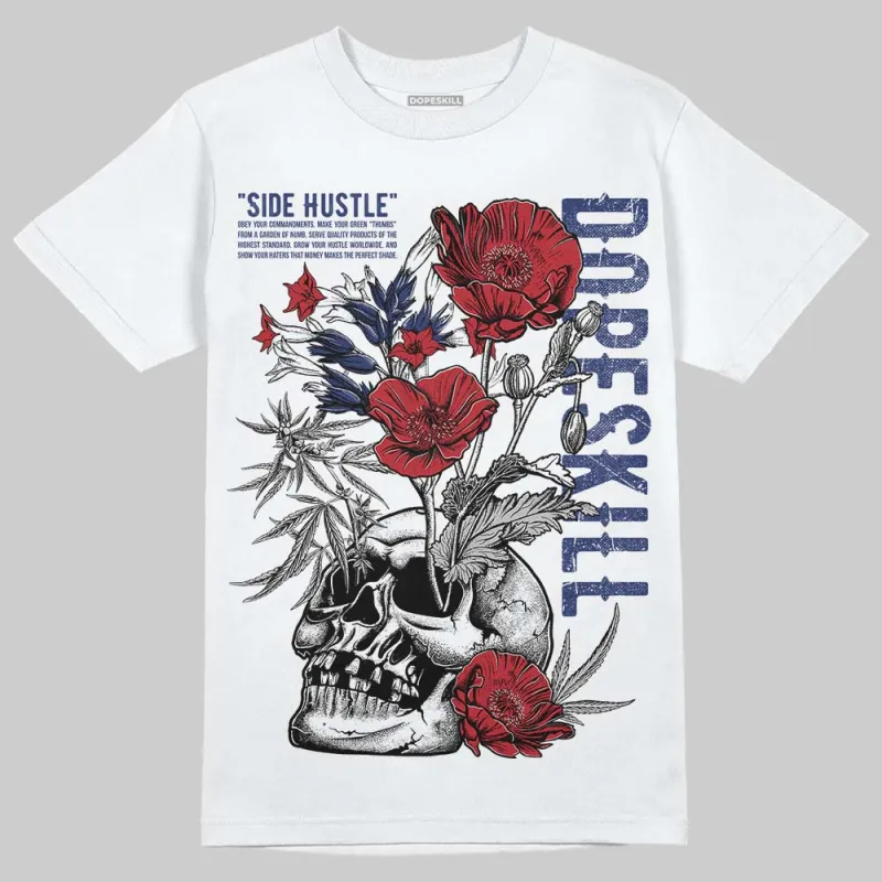 Rare Air Deep Royal Blue 1s DopeSkill T-Shirt Side Hustle Graphic sold by DopeSkill