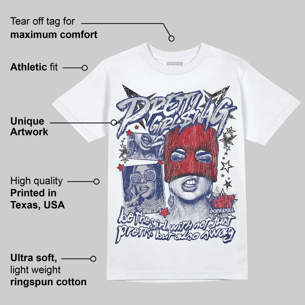Rare Air Deep Royal Blue 1s DopeSkill T-Shirt Pretty Girl Swag Graphic sold by DopeSkill product image thumbnail 3