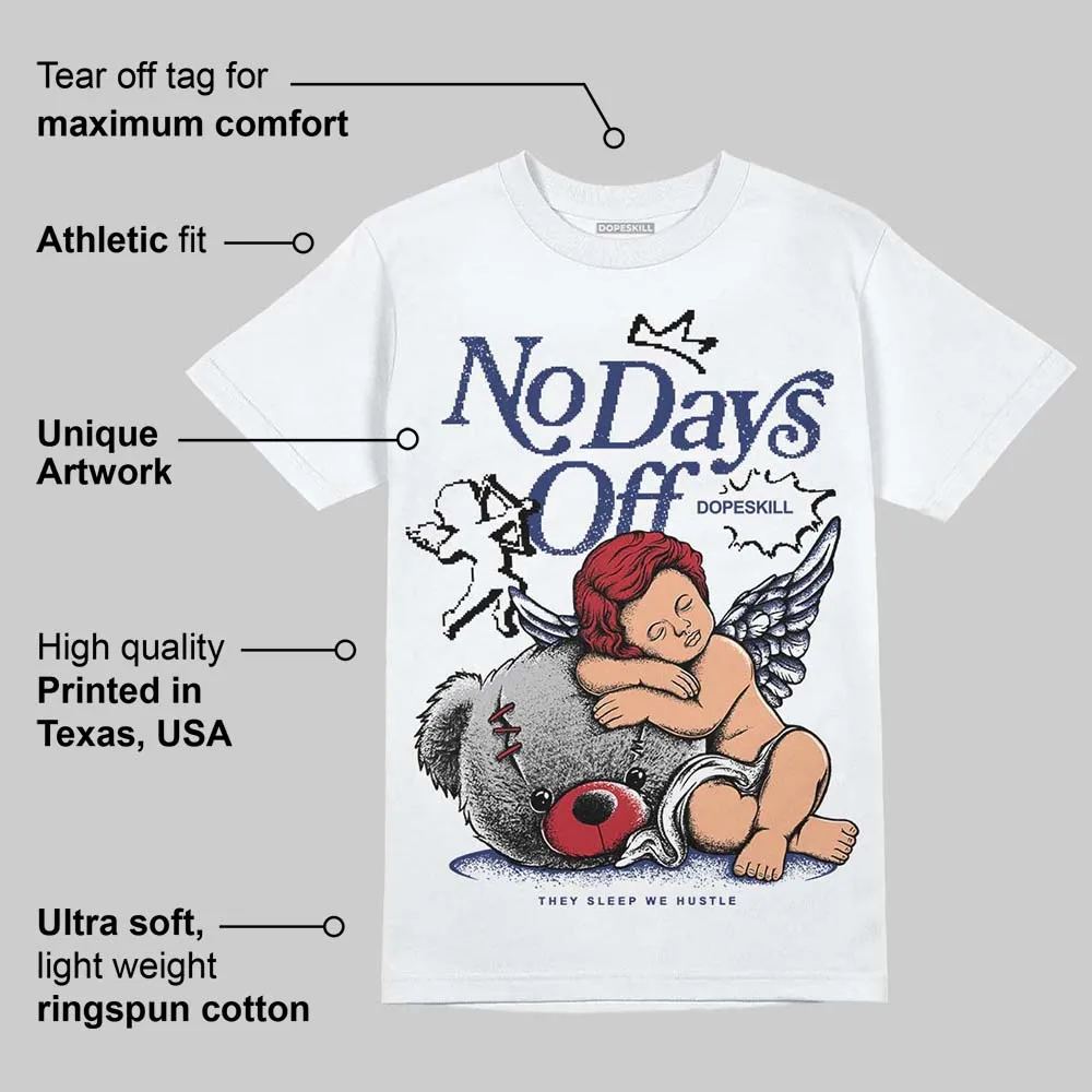 Rare Air Deep Royal Blue 1s DopeSkill T-Shirt New No Days Off Graphic sold by DopeSkill product image thumbnail 3