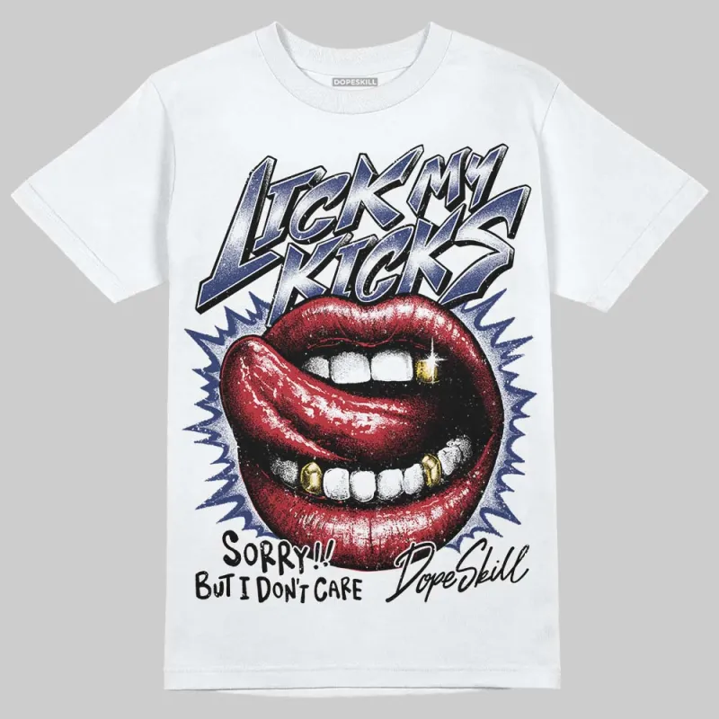 Rare Air Deep Royal Blue 1s DopeSkill T-Shirt Lick My Kicks Graphic sold by DopeSkill