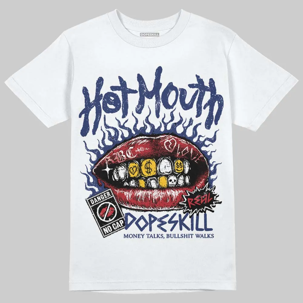 Rare Air Deep Royal Blue 1s DopeSkill T-Shirt Hot Mouth Graphic sold by DopeSkill