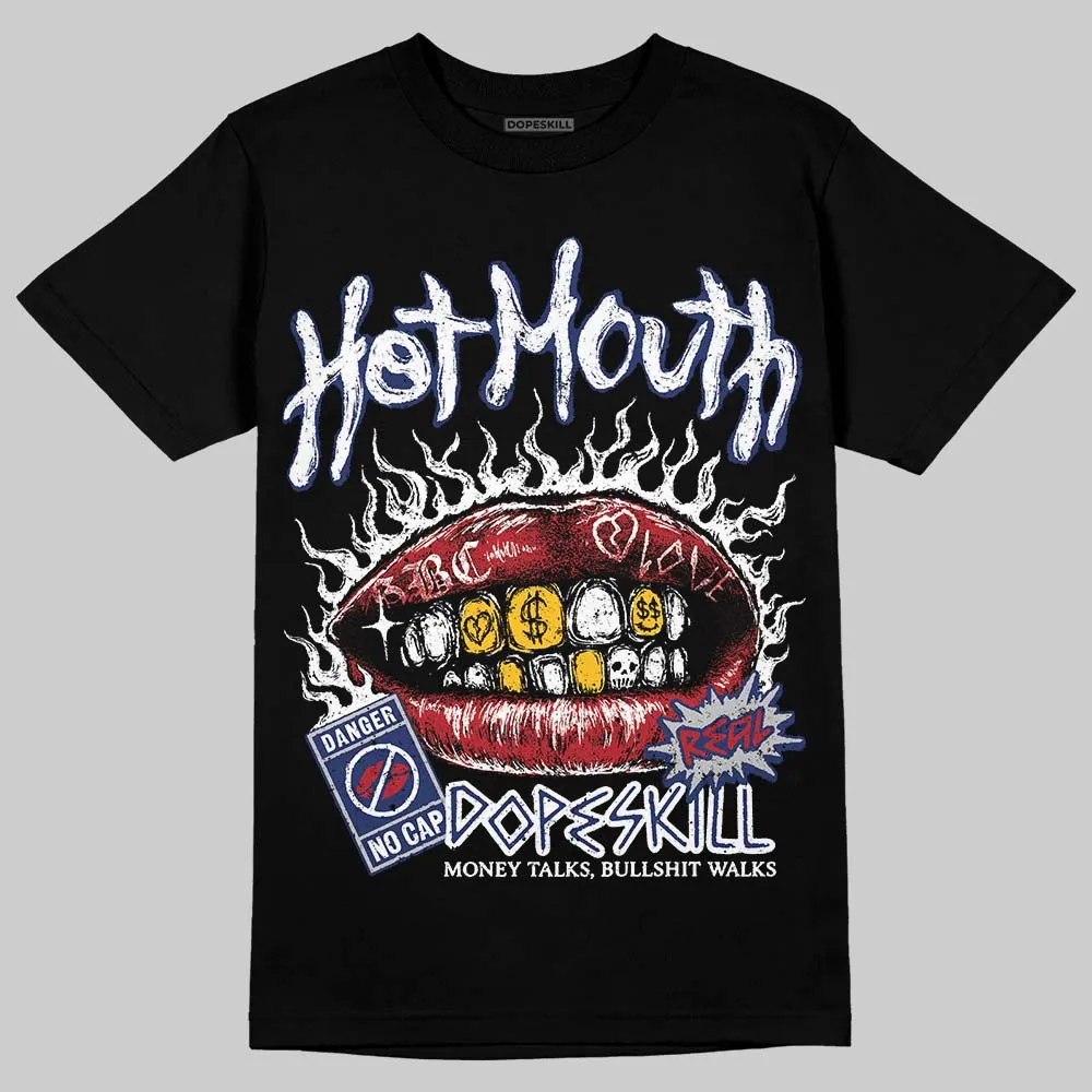 Rare Air Deep Royal Blue 1s DopeSkill T-Shirt Hot Mouth Graphic sold by DopeSkill product image thumbnail 2