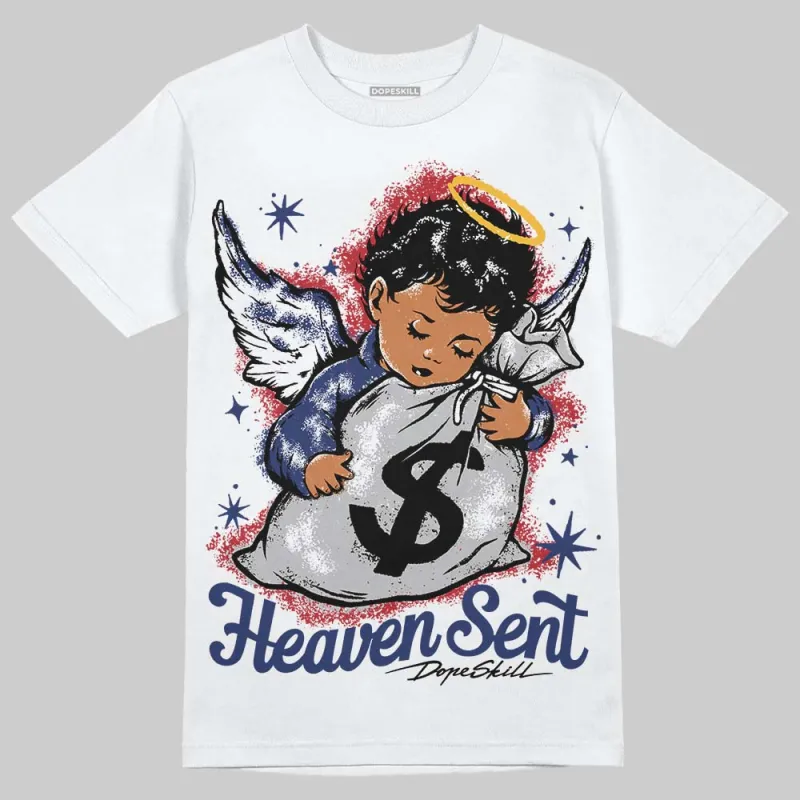 Rare Air Deep Royal Blue 1s DopeSkill T-Shirt Heaven Sent Graphic sold by DopeSkill