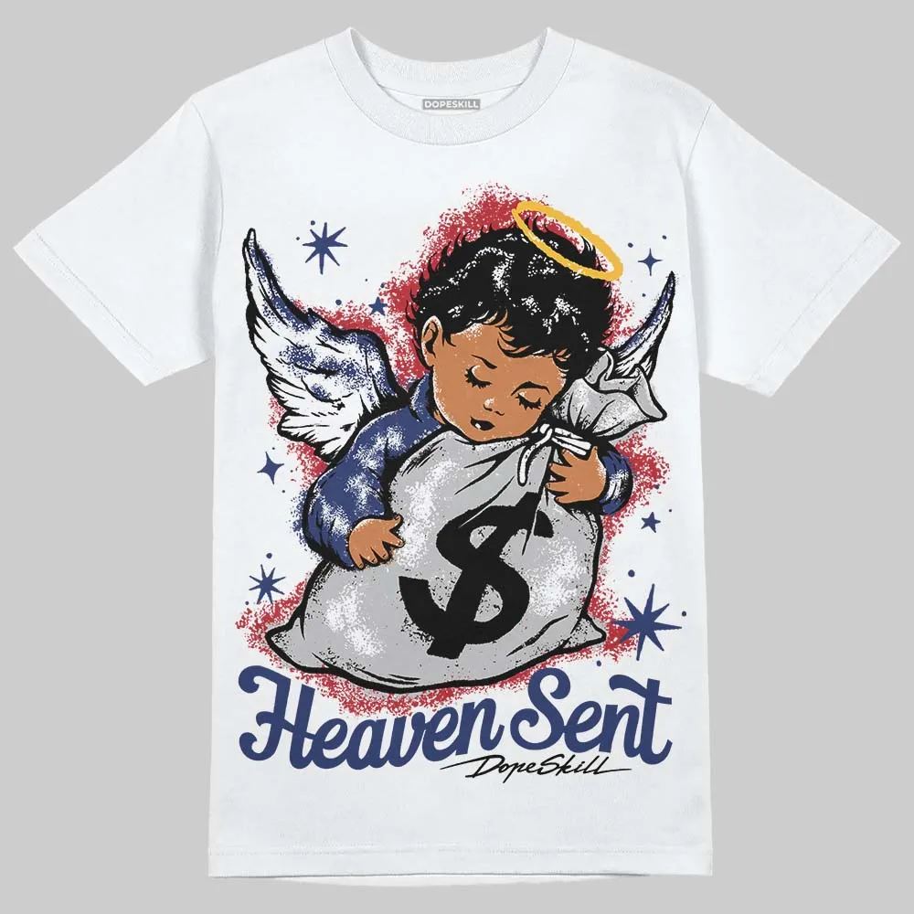 Rare Air Deep Royal Blue 1s DopeSkill T-Shirt Heaven Sent Graphic sold by DopeSkill