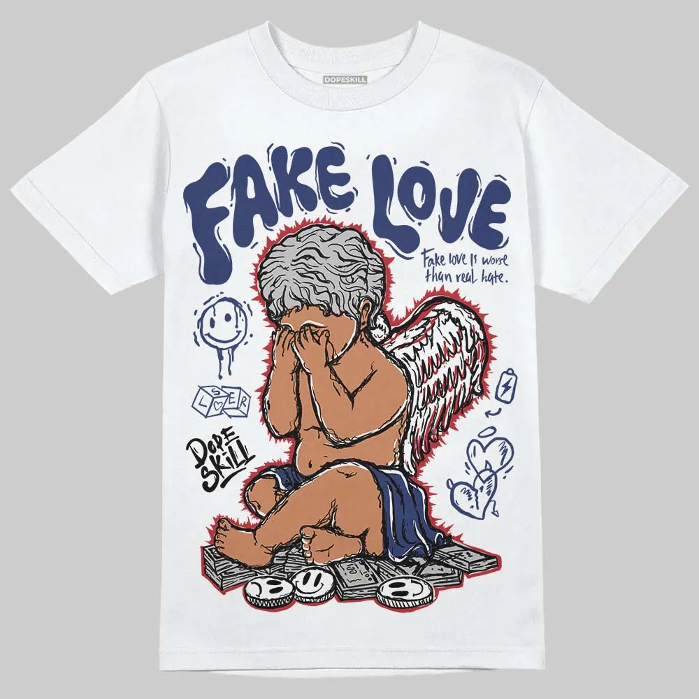 Rare Air Deep Royal Blue 1s DopeSkill T-Shirt False Love Graphic sold by DopeSkill