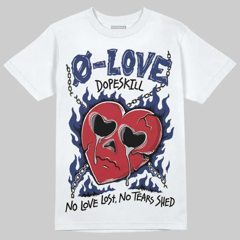 Rare Air Deep Royal Blue 1s DopeSkill T-Shirt Crying Heart Graphic sold by DopeSkill