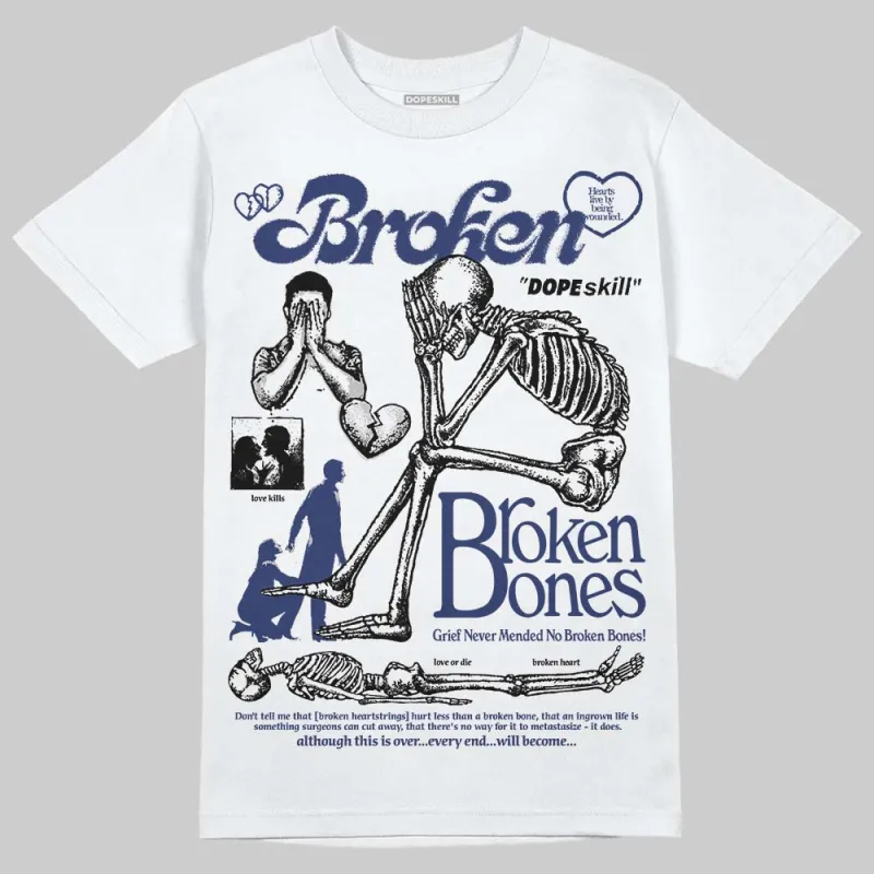 Rare Air Deep Royal Blue 1s DopeSkill T-Shirt Broken Bones Graphic sold by DopeSkill