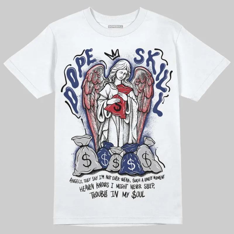 Rare Air Deep Royal Blue 1s DopeSkill T-Shirt Angels Graphic sold by DopeSkill