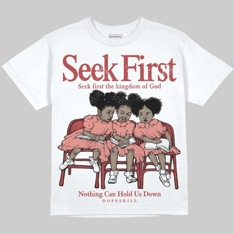 Dune Red 13s DopeSkill Oversize Print T-Shirt New Seek First Graphic sold by DopeSkill