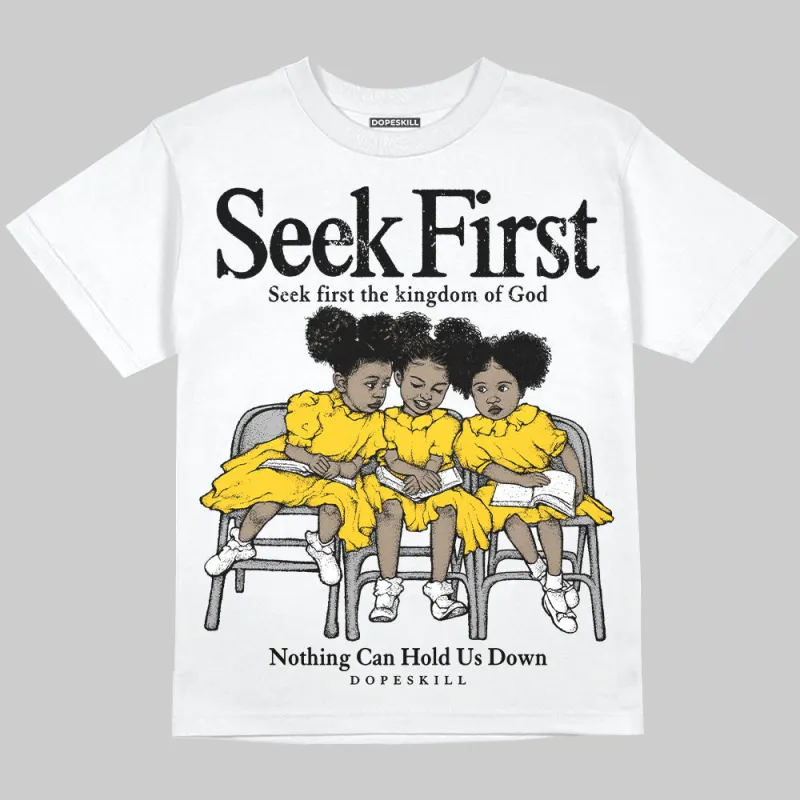 Yellow Collection DopeSkill Oversize Print T-Shirt New Seek First Graphic sold by DopeSkill