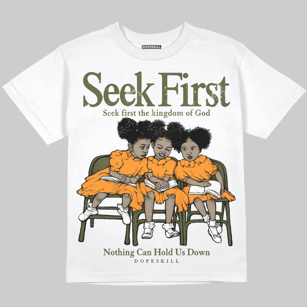 Olive Collection DopeSkill Oversize Print T-Shirt New Seek First Graphic sold by DopeSkill
