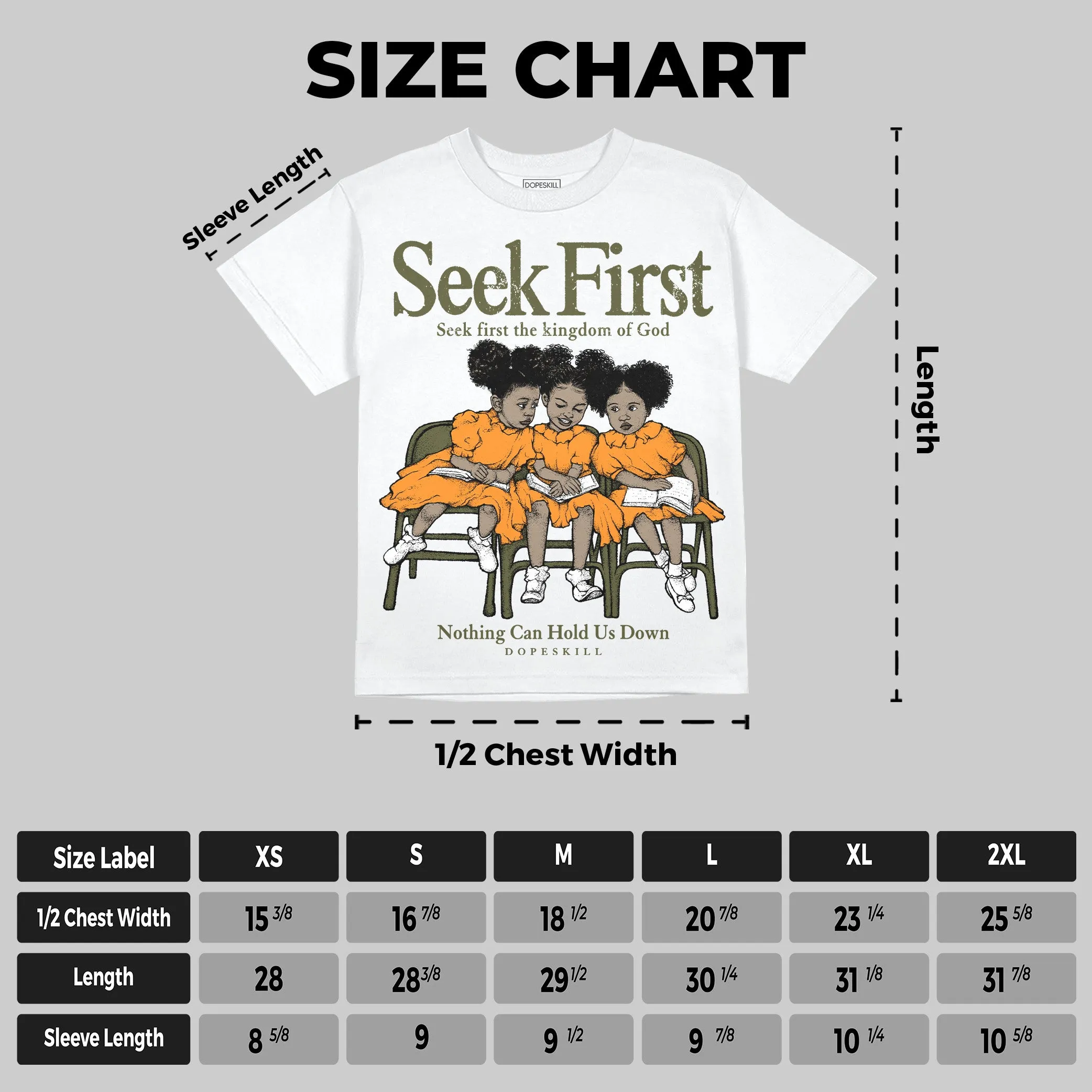 Olive Collection DopeSkill Oversize Print T-Shirt New Seek First Graphic sold by DopeSkill product image thumbnail 2