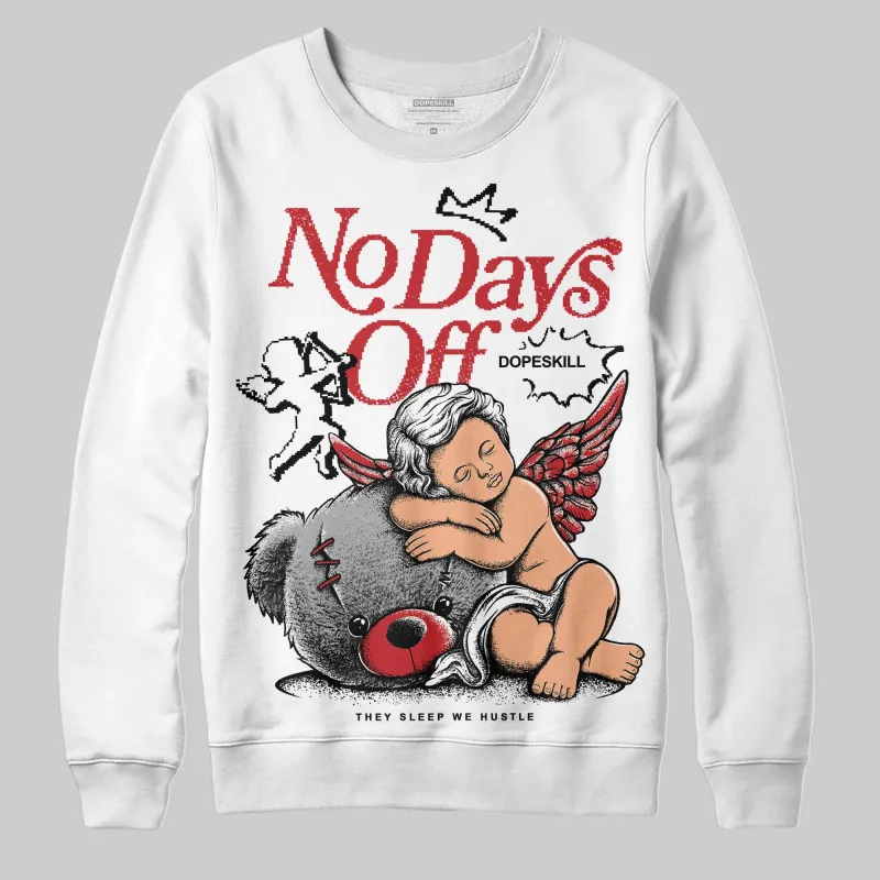 Bred 11s DopeSkill Sweatshirt New No Days Off Graphic sold by DopeSkill