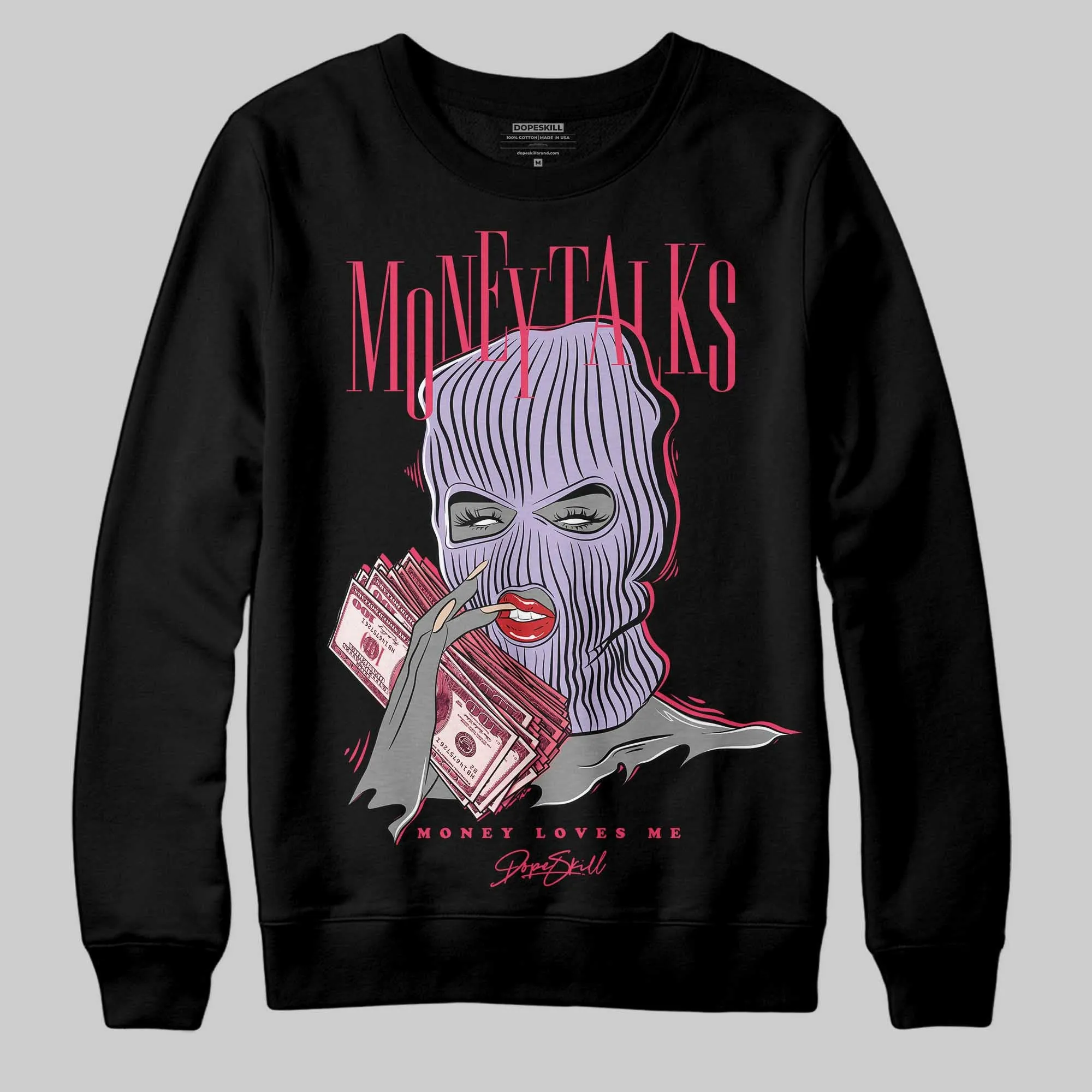 Peanut Butter Jelly 5s DopeSkill Sweatshirt Money Talks Graphic sold by DopeSkill product image thumbnail 2